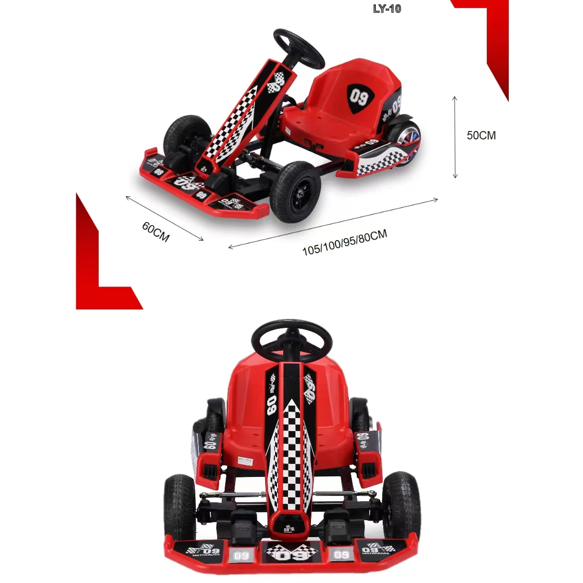 Hot Selling Electric Go Kar Outdoor Race Pedal Go Karting Car for Kids