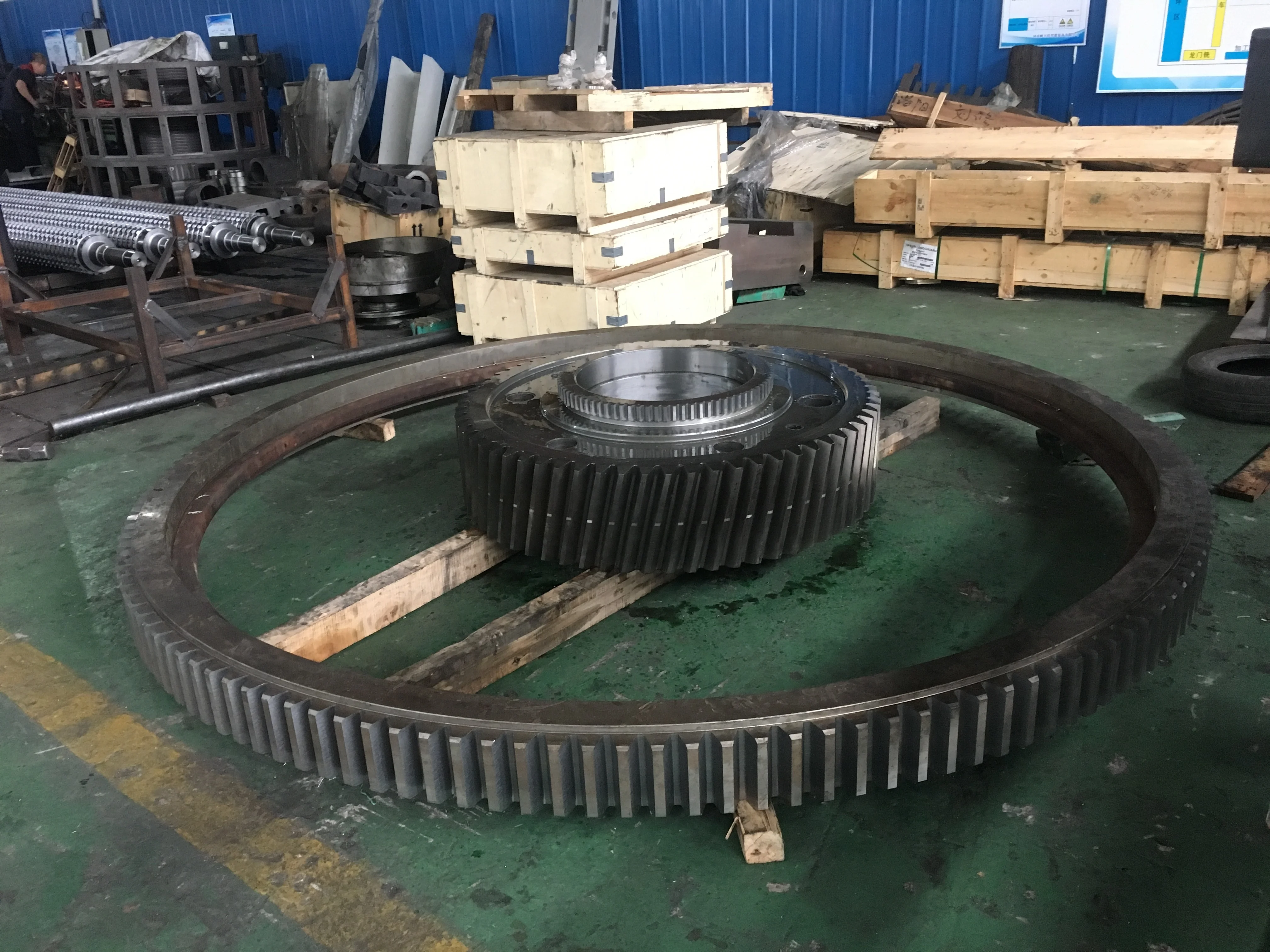 large size casting steel 42CrMo4 external ring gear