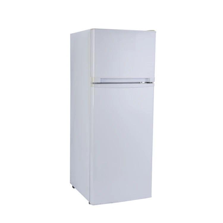 6.28 cube feet customization ac& dc dual power 2 doors solar system refrigerator