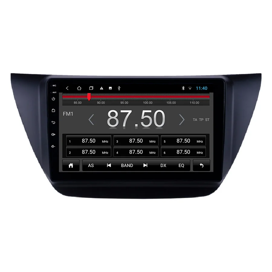 9 Inch Double Din Car MP5 GPS Navigation Touch Screen 1+16GB Car Auto radio for Lancer 2006-2010