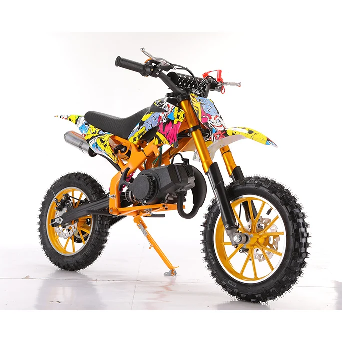 Dirt bike 49cc 2 stroke mini motor, off road electric start motorcycle kids dirt bike 49cc for sale