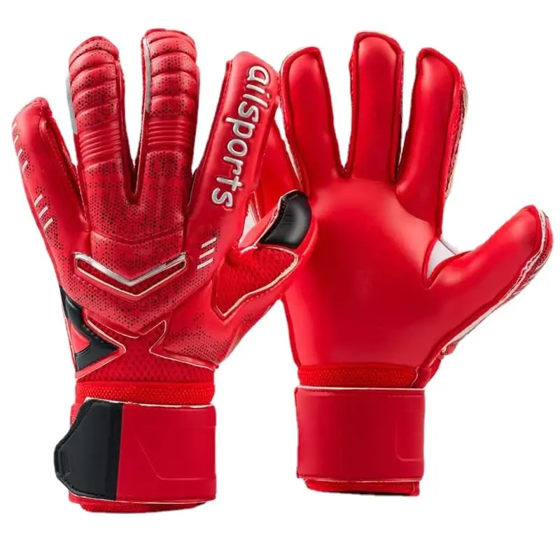 Danyang zhenxing New Design Latex Goalkeeper Gloves Football Goalie Wear Goalkeeper Finger guard protection