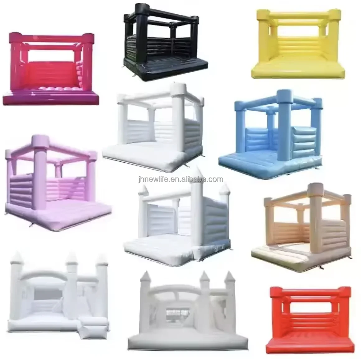 White Bouncer Jumper White Bouncy Castle Inflatable bubble tent slide White Bouncy Castle Commercial Party Rental