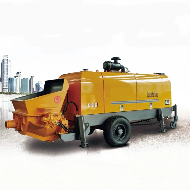 Hot Selling 2023 Concrete Delivery Pump Trailer Mounted 16 Floor Hydraulic Line Pump