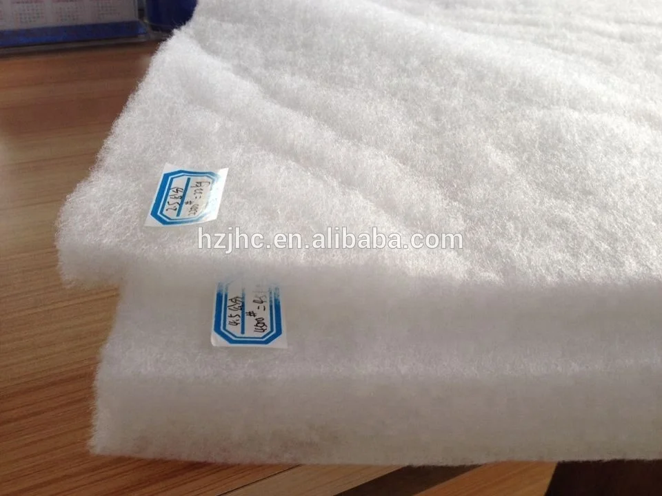 Free Sample Nonwoven Polyester Fiber Wadding Padding Quilted Pillows Polyester Wadding
