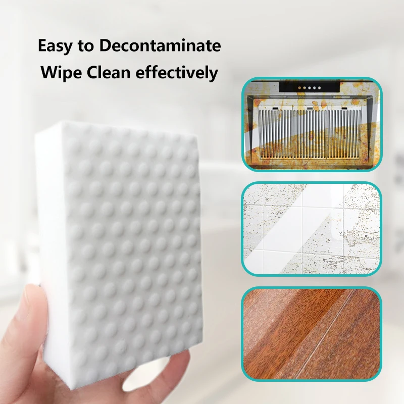 High Density Magic Sponge White Cleaning Nano Eraser Melamine Kitchen Magic Sponge Compressed Magic Erasers Melamine Sponge