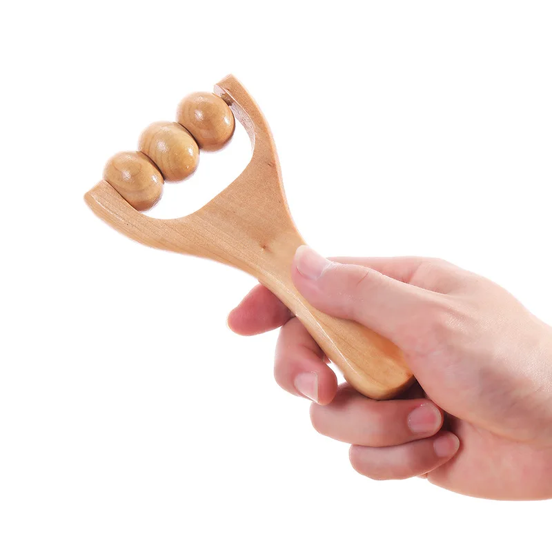 Body Contouring Tools Wooden Cellulite Massager Natural Wooden Massage Tool Se