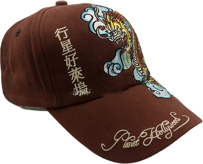 Baseball cap custom manufacturers dragon totem embroidery logo metal buckle cotton domineering baseball cap