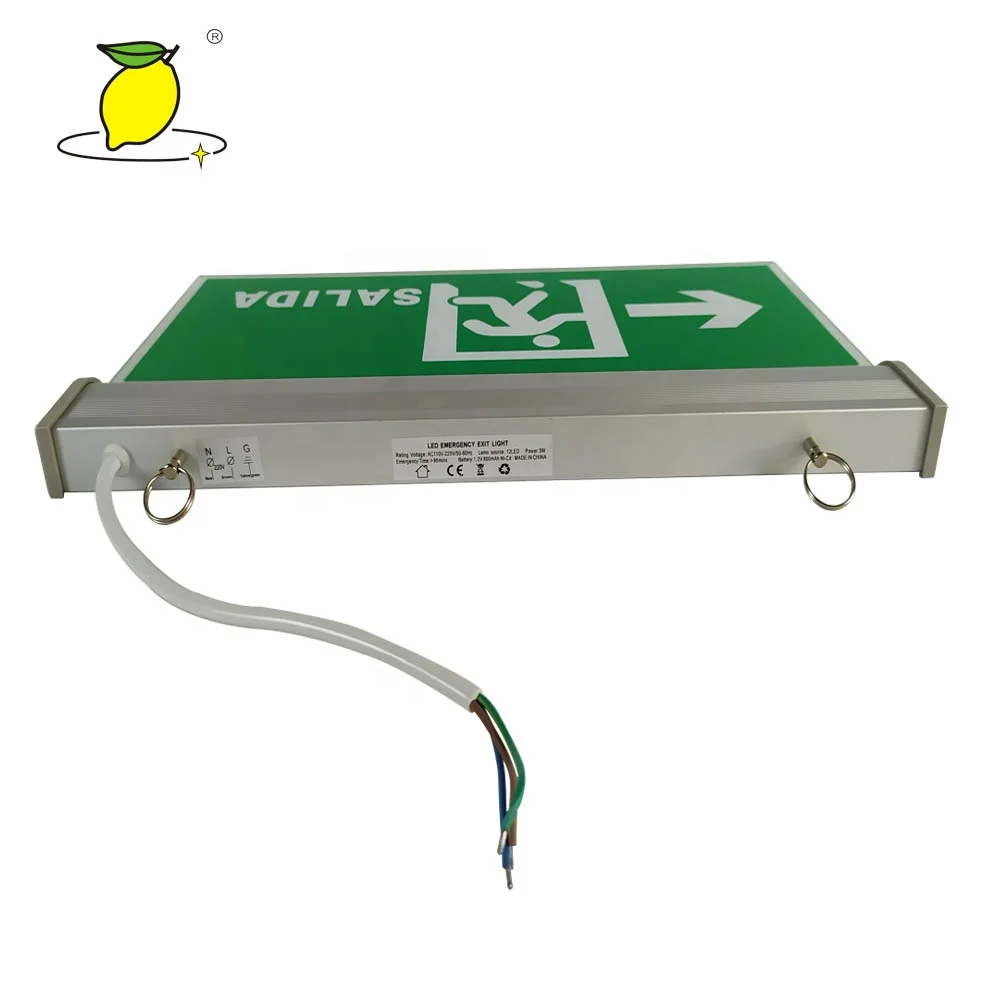 4mm Acrylic LED Emergency led exit sign light plate