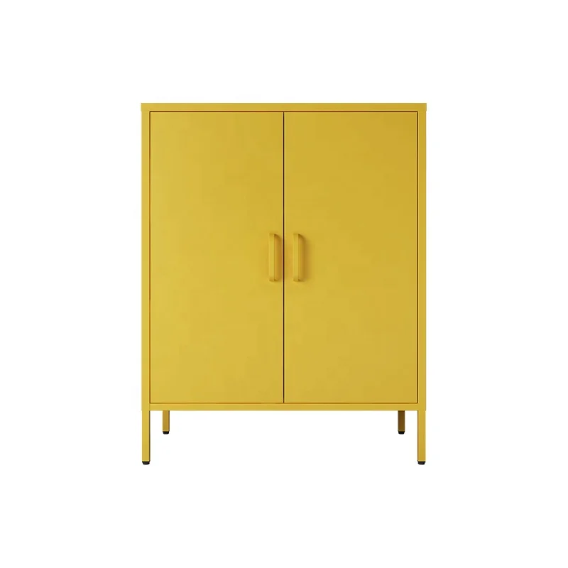 Modern Living Room Furniture White Buffet Sideboard Mini Corner Home Coffee Wine Bar Cabinet For Home Steel locker