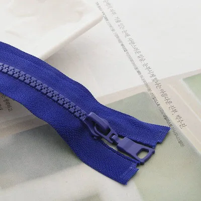 Полимерная молния, оптовая продажа, изготовленная на заказ, экологически чистая молния, сверхпрочная 5 #, пластиковая молния с закрытым концом, полимерные молнии