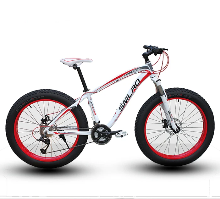 Newest 24speed 26 inch factory price Fat tire Snow Bike For man cool beach bicycle