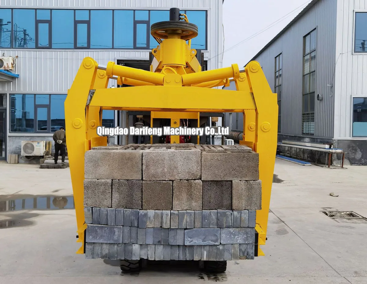 forklift clamp attachments for handling various kinds of block and brick