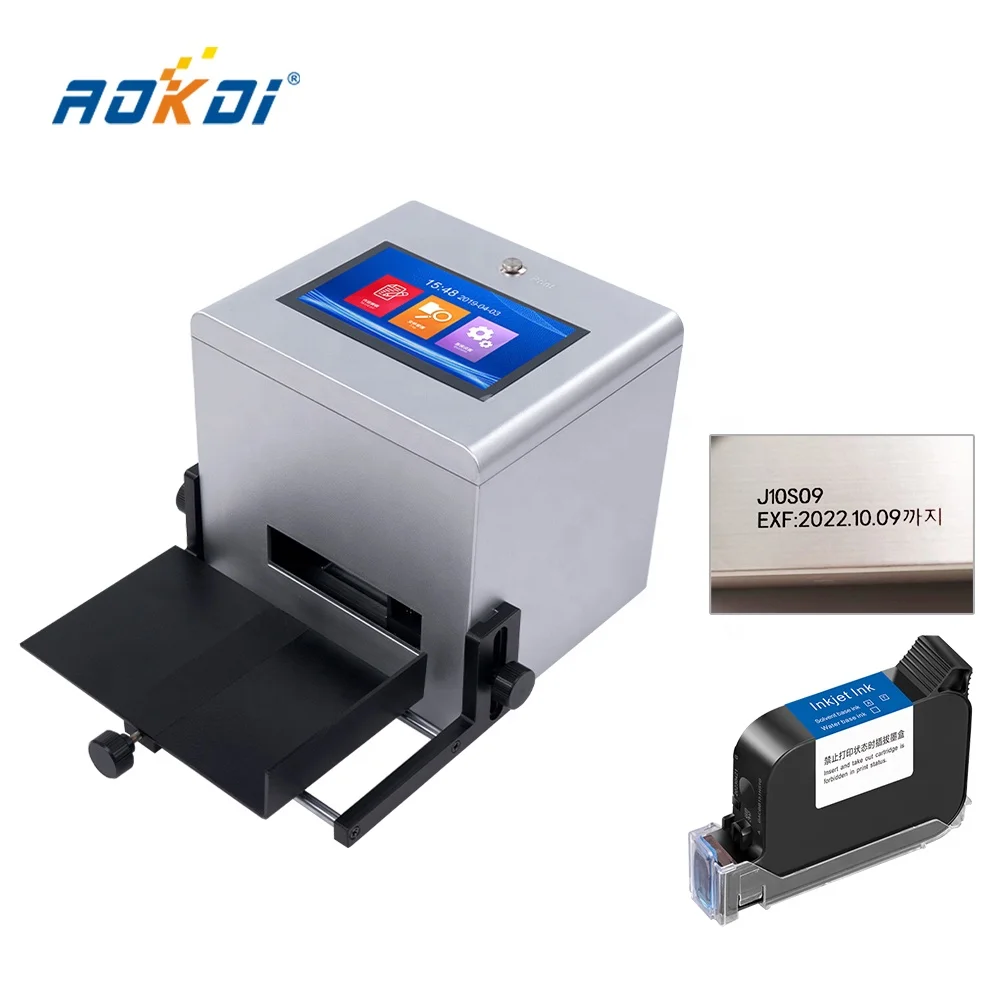 Factory price Small business packaging printing QR code icon automatic counting variable data TIJ  inkjet printer coding machine