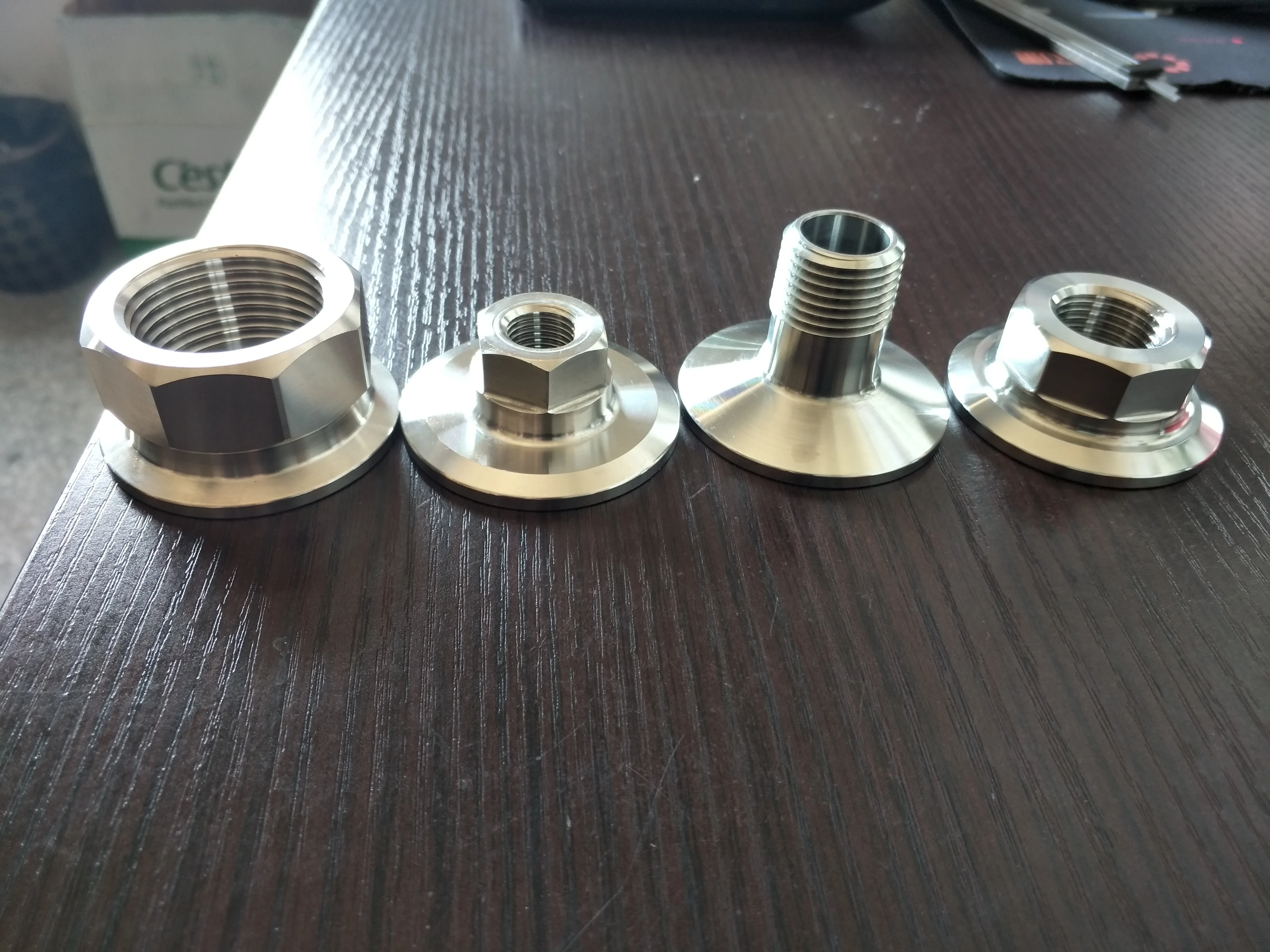 stainless steel 304 sanitary Tri Clamp X Female Ferrule Adapter