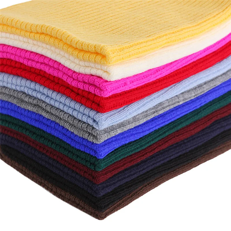 Custom Logo Autumn Winter Acrylic Knit Hat Unisex Women Men Slouch Beanies Ski Loose Warm Beanie Hats