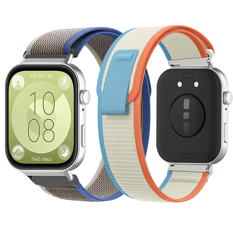 Replacement Nylon Bands for Huawei Watch Fit 3 Trail Loop Straps Sport Breathable Bracelet For Huawei Watch Fit 3 Accessories