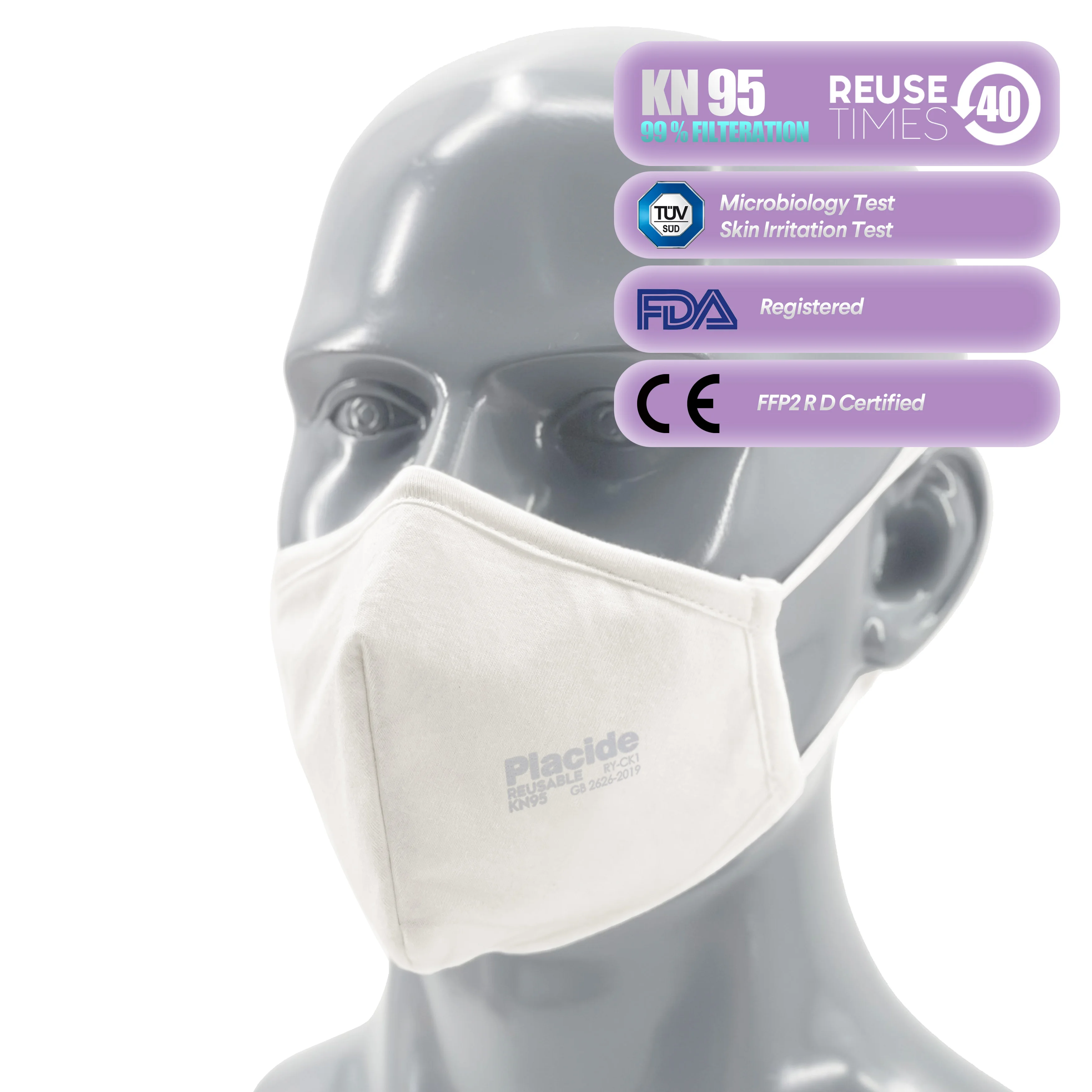 Reusable Washable 99% Filtering After 40 Times Wash Reusable Cotton Party Accessory Design Face Masking For Decoration