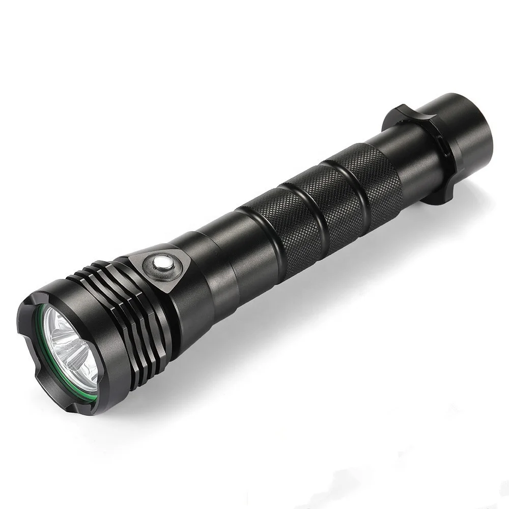 Quality IPX8 Diving Flashlight XHP50 LED Waterproof Underwater Diver Torch Professional Diving Light 26650 Scuba Camping Lamp