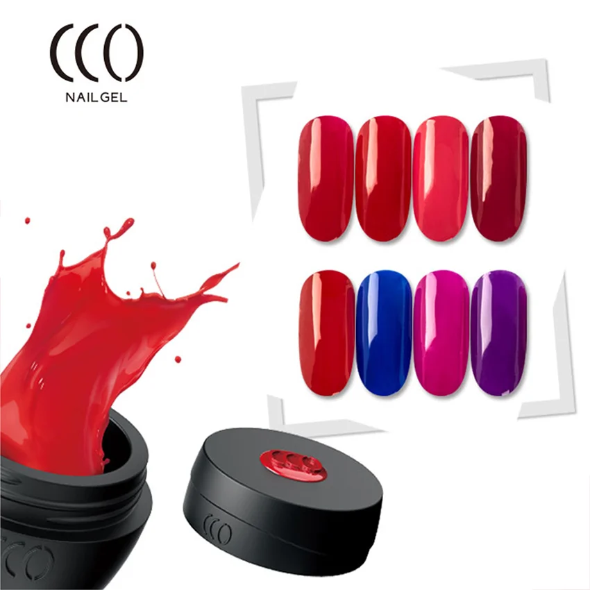 Private Label Professional 90 Colors UV Color Nail Gel In Jar Paint For Nail Art
