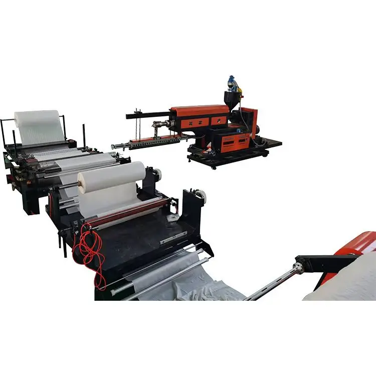 PVC Roll Soft Waterproof Flooring production line laminated with non-woven cloth various shape PVC soft floor making machine