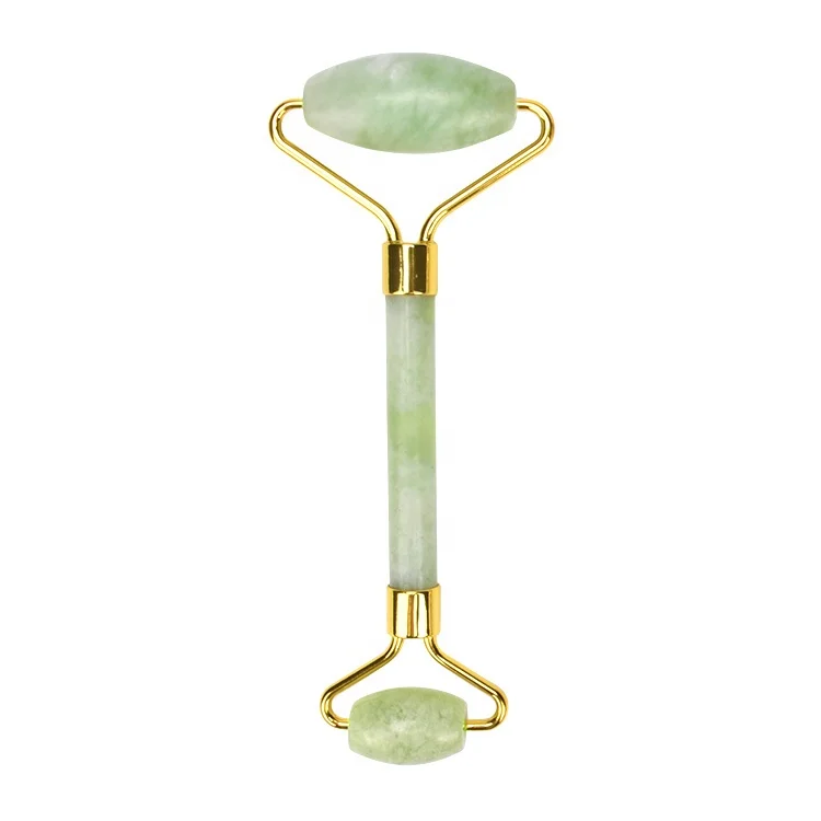 Anti-aging Natural Jade Facial Roller for Face and Neck Personal Beauty Massager Custom Rouleau Jade Set Jade Stone Roller