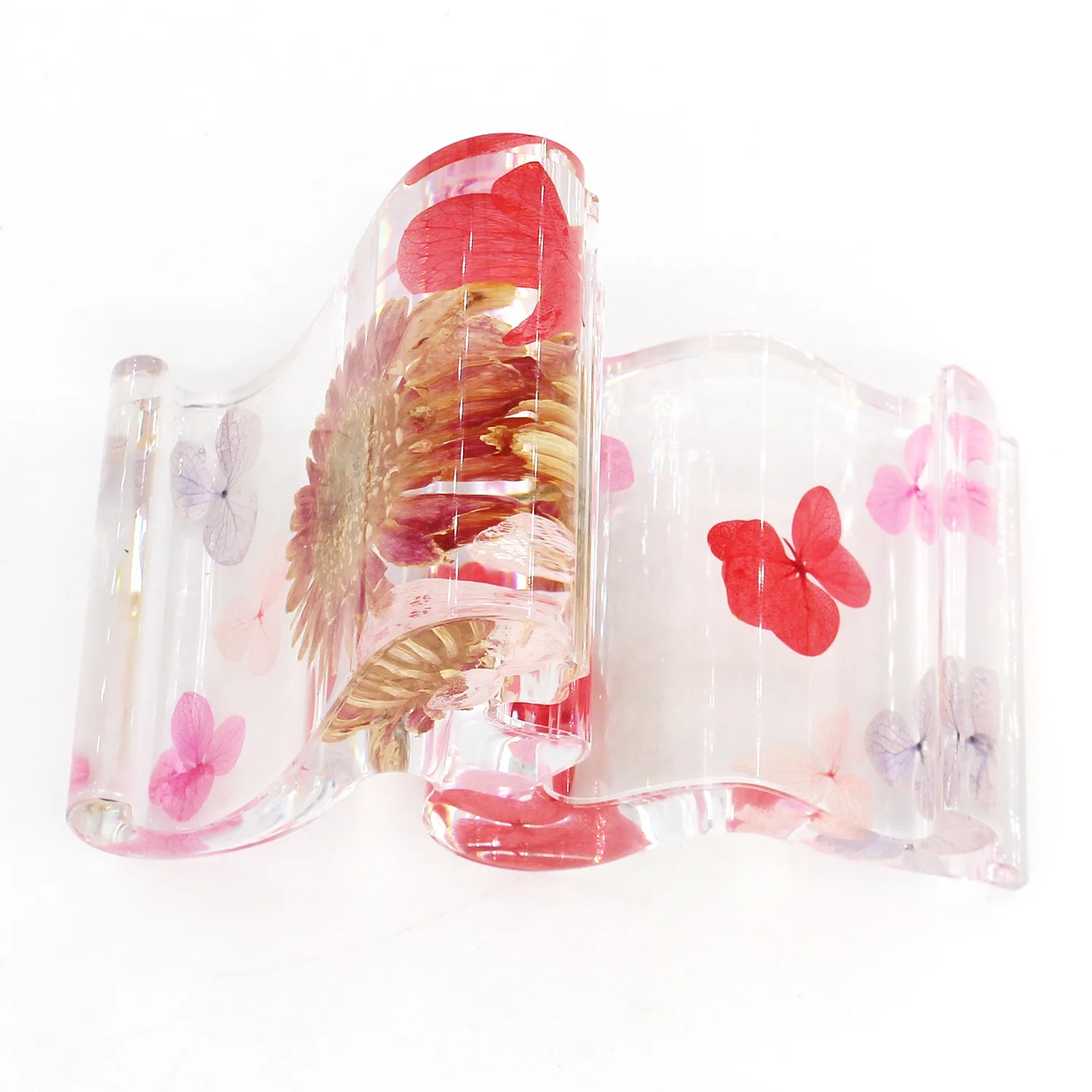 2023 New Product resin phone holder stand mobile cell  phone smartphone model with bugs insect flower resin crafts Novelty