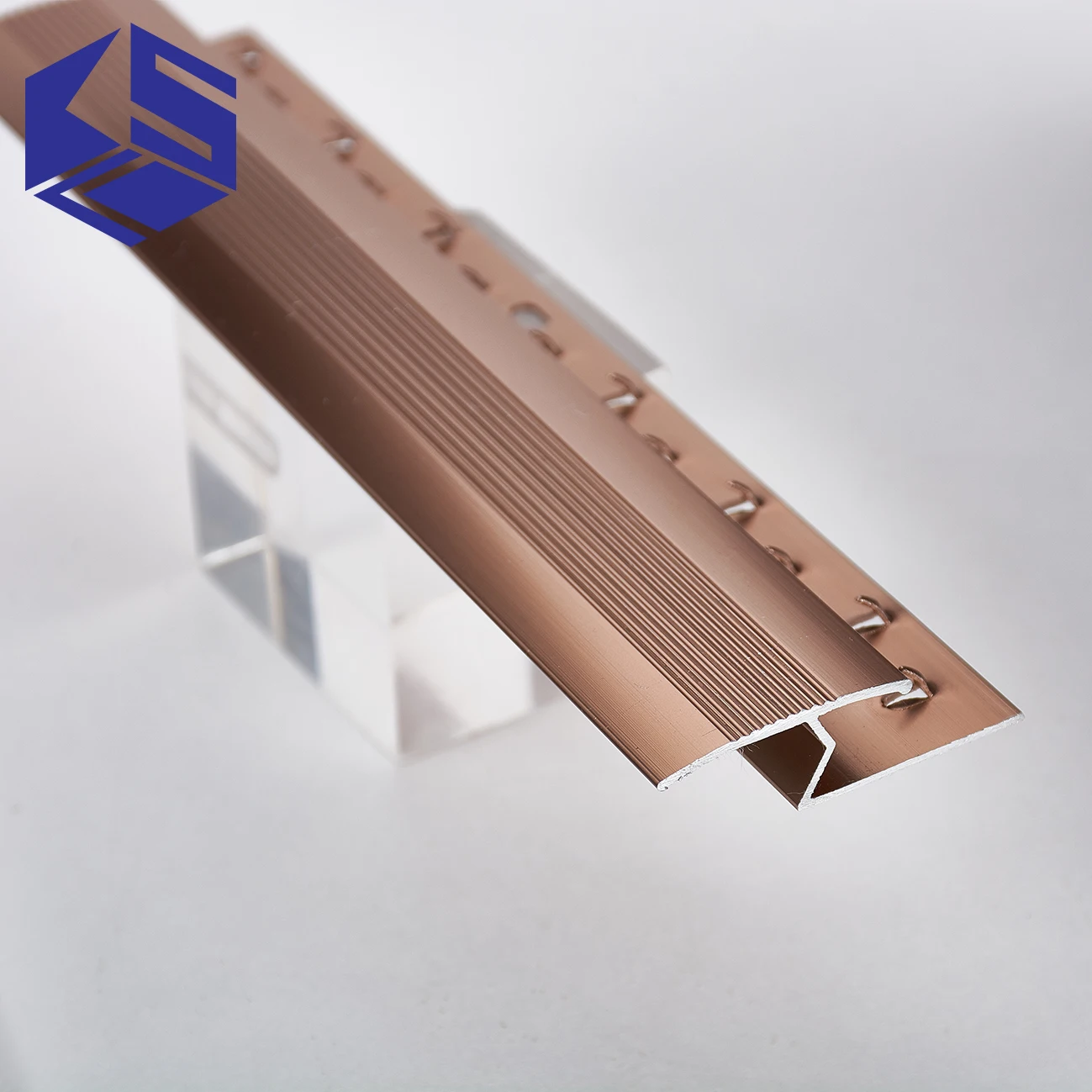 Алюминиевый ламинат KSL, Z-образный профиль, металлический напольный порог, переходная крышка, отделочные полосы для ковровых покрытий, профиль