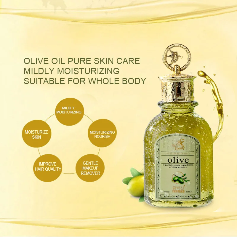 Korean cosmetic Olive Oil Olive Hair Oil Brands ( Skin Care / Hair Care Products)