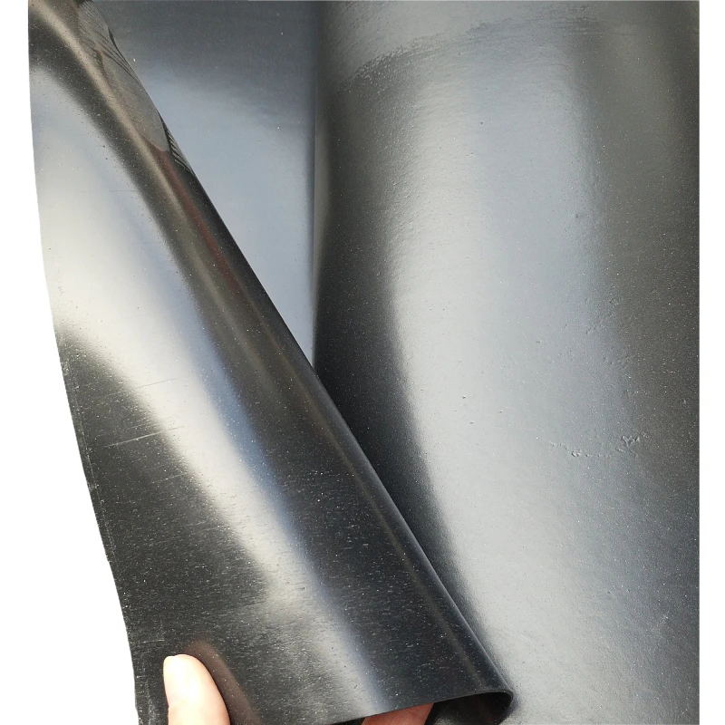 Smooth HDPE Geomembrane Plastic Waterproof Membrane For Fish Pond Lotus Root Pond Landfill Reservoir Basement Swimming Pool Roof