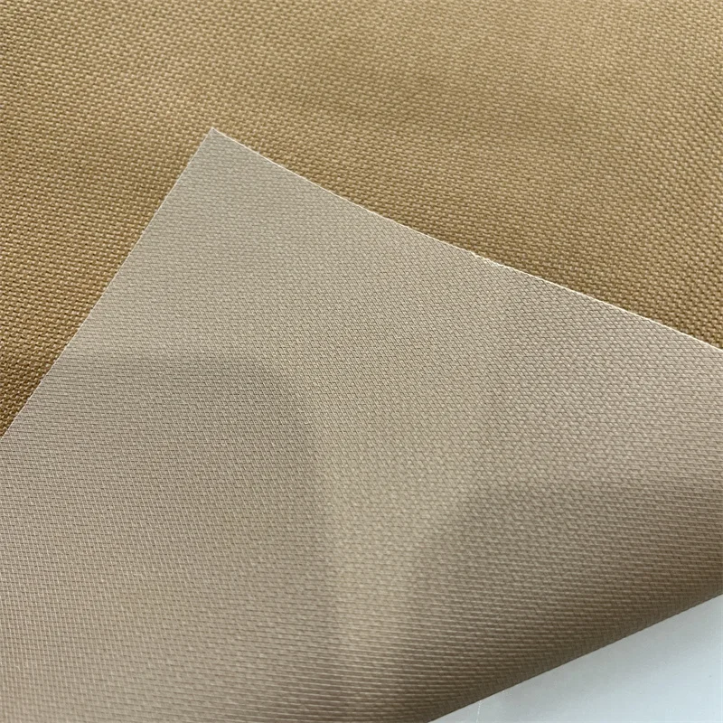 600D Pvc Coated KHAKI Polyester Oxford Fabric For bag material