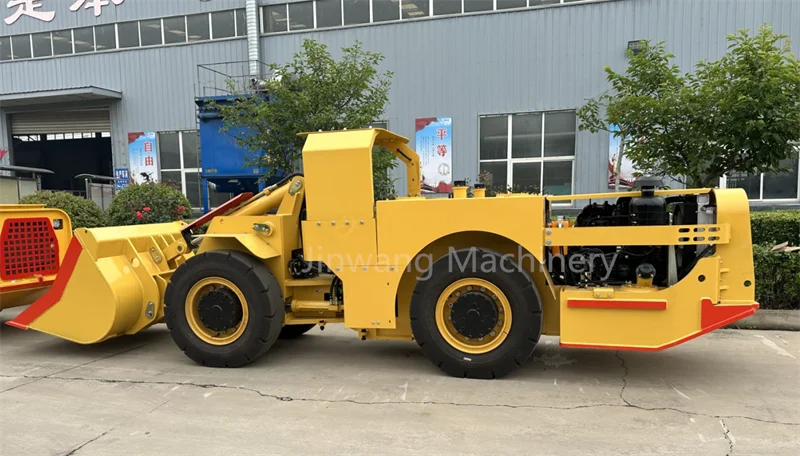 Jinwang прочный 4-колесный мобильный дизельный двигатель с приводом от дизельного двигателя подземный угольный погрузчик