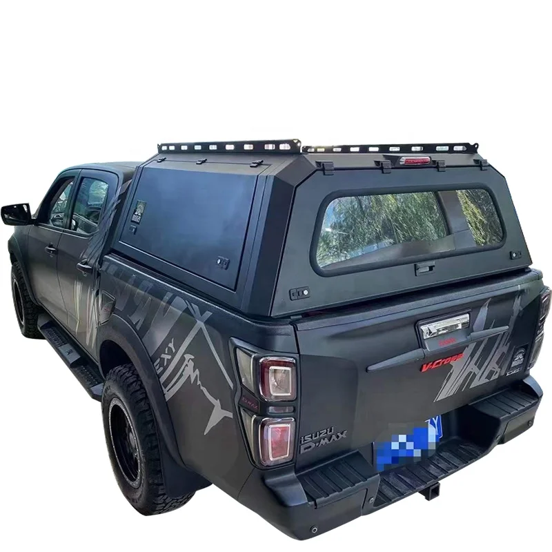 Factory High Quality Pickup Canopy Carbon Steel Camping Truck Bed Cover For Hilux 2016-2020