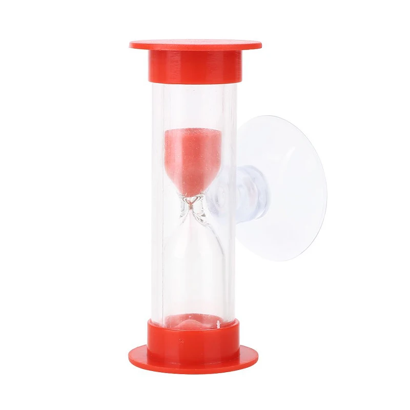 Factory Direct 1 2 3 minute suction sand timer hourglass for kids
