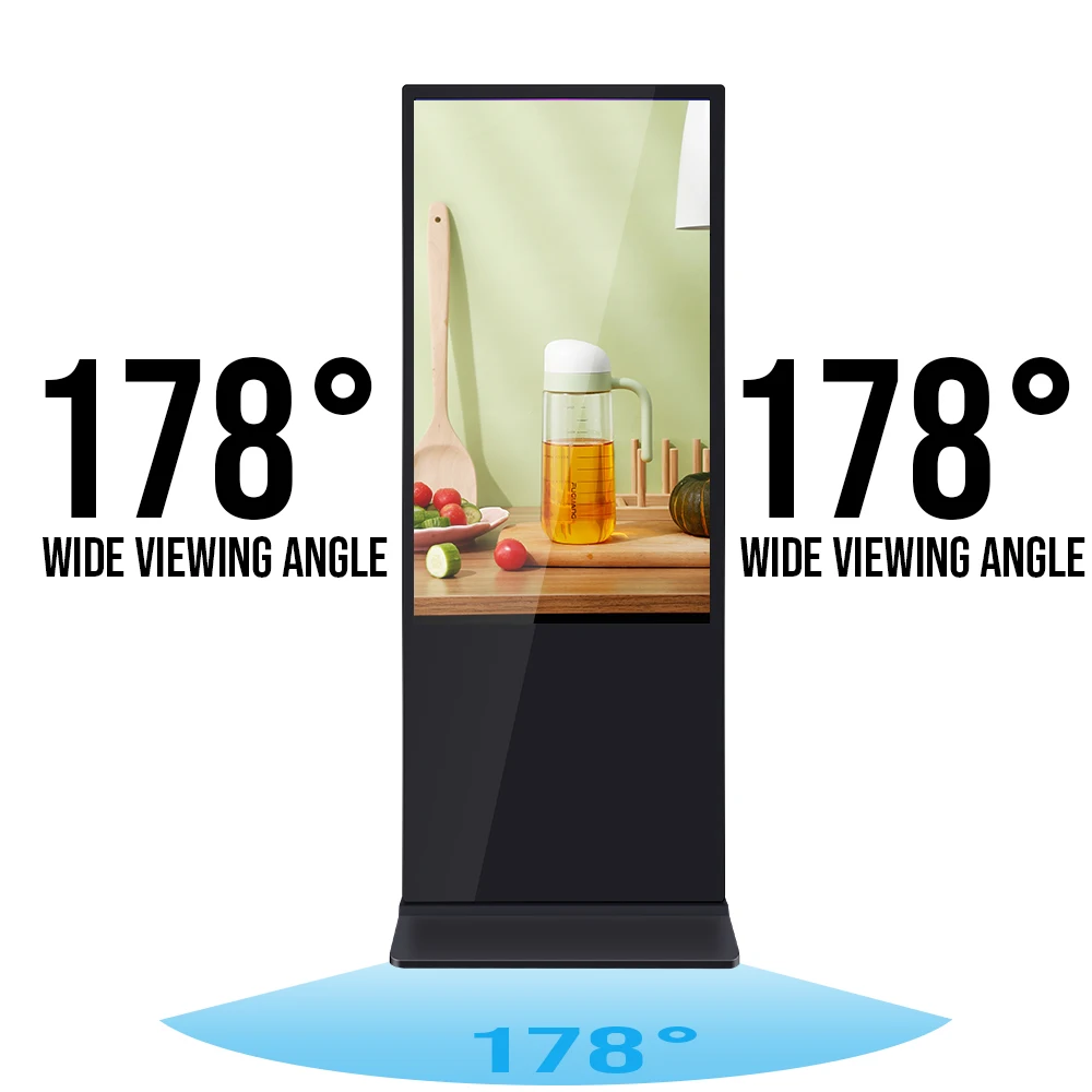 Bar For Supermarket Digital Displays Advertising Lcd Screen Advertise Video Wall Display 4k