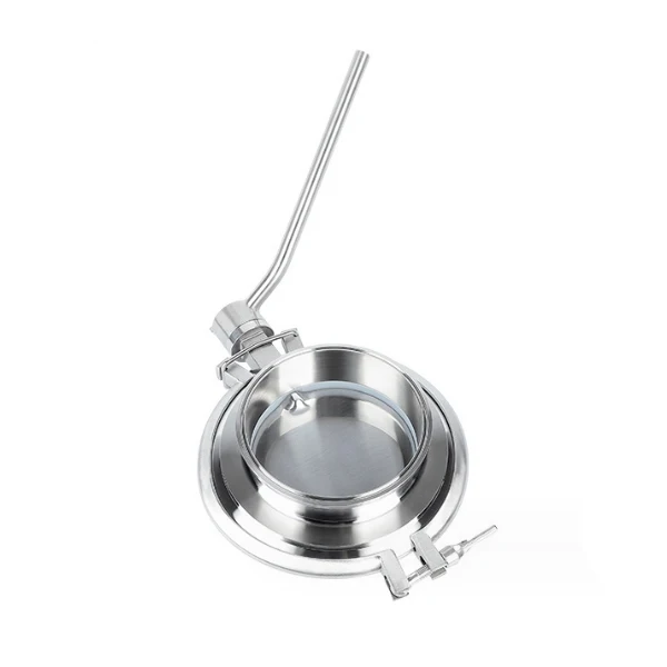 DN200 Sanitary butterfly valve for discharging powder and granules