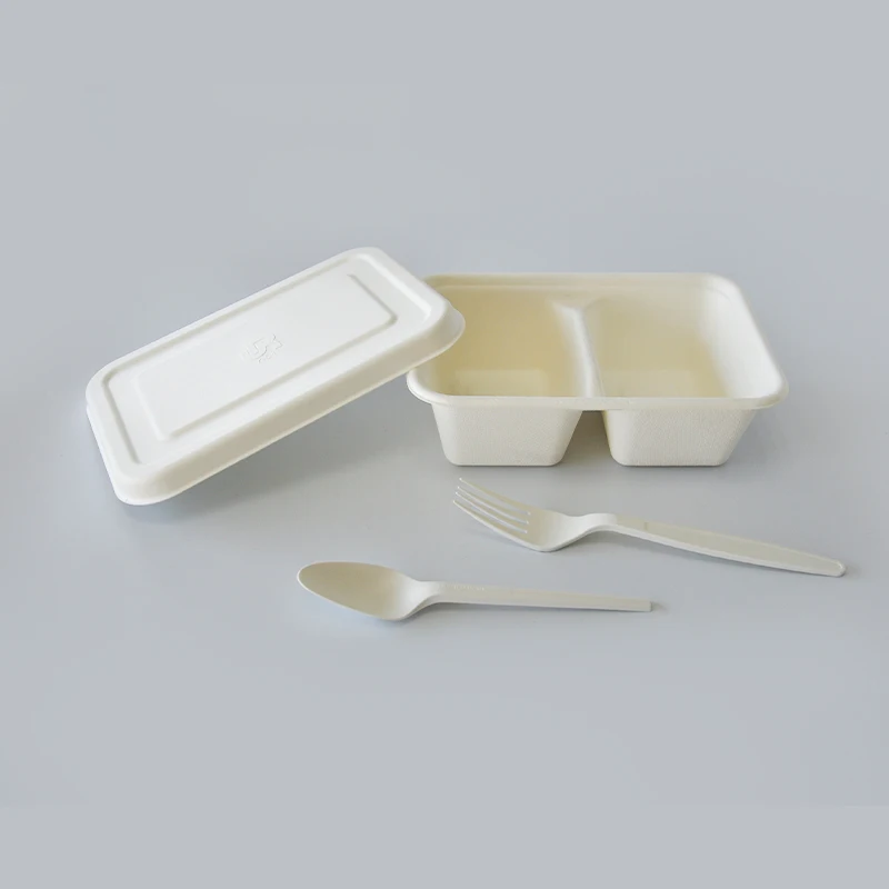 Ecofriendly 750ml  Disposable Biodegradable Bagasse  Fruit Packaging Tray for Supermarket Takeaway Food Container