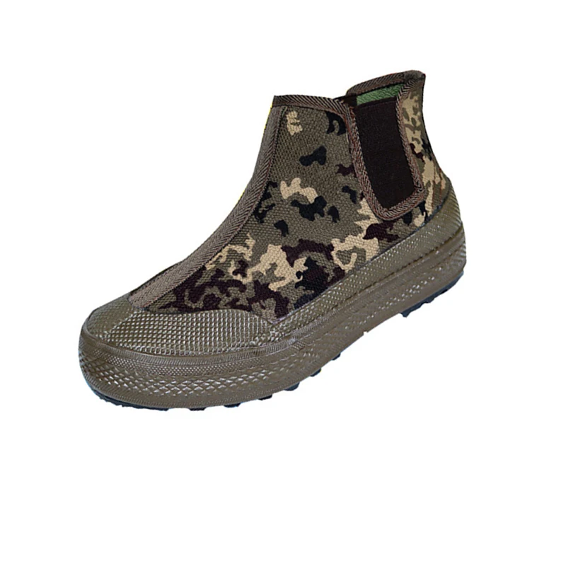 New hot  Men Safety Type rubber shoes anti-pricking feet construction site shoes work anti-slip wear-resistant training ru