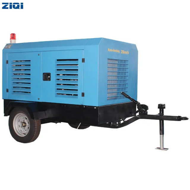 
 ZIQI GMD портативный винтовой воздушный компрессор дизельный двигатель  