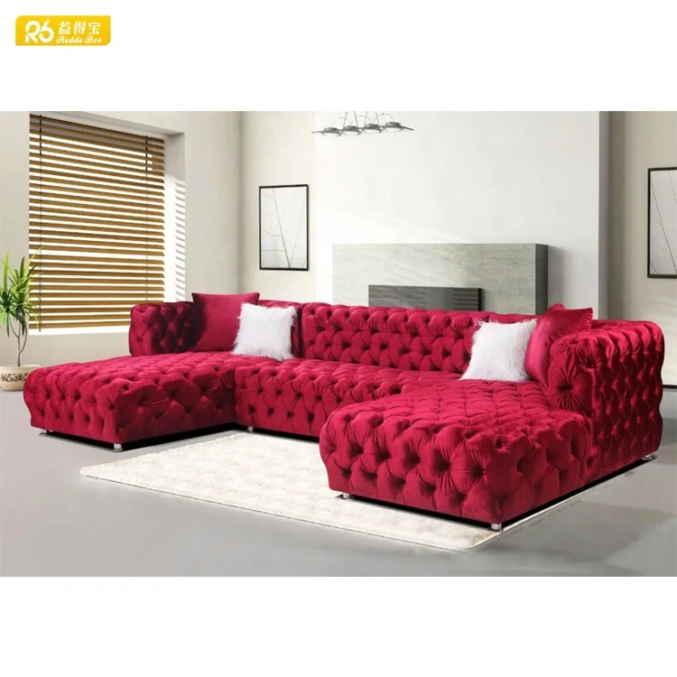 New small hotel living room furniture sectional sofa 6158
