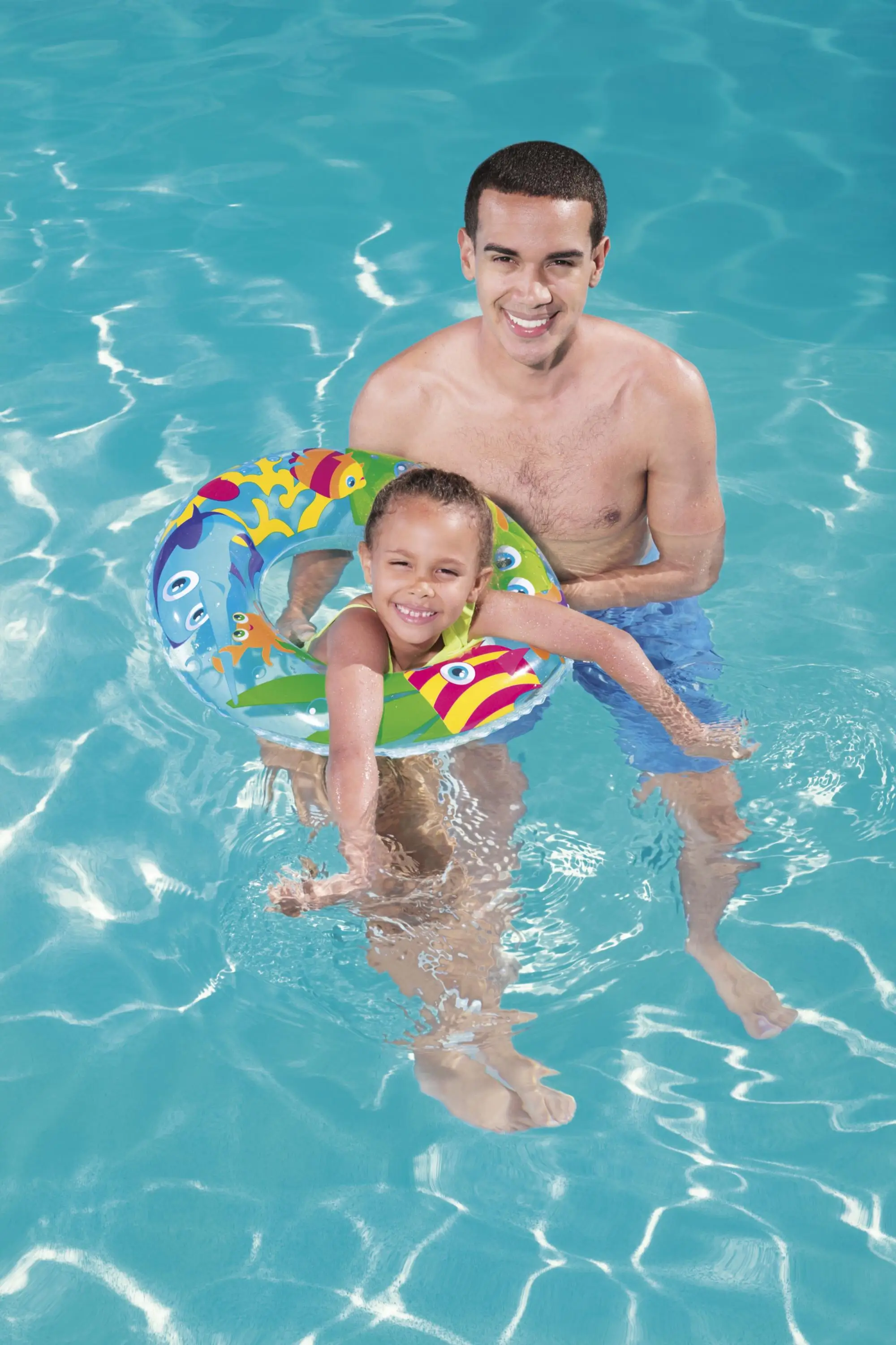 Bestway 36013 Inflatable Swimming Float Pool Swim Ring colorful Inflatable Swim Ring