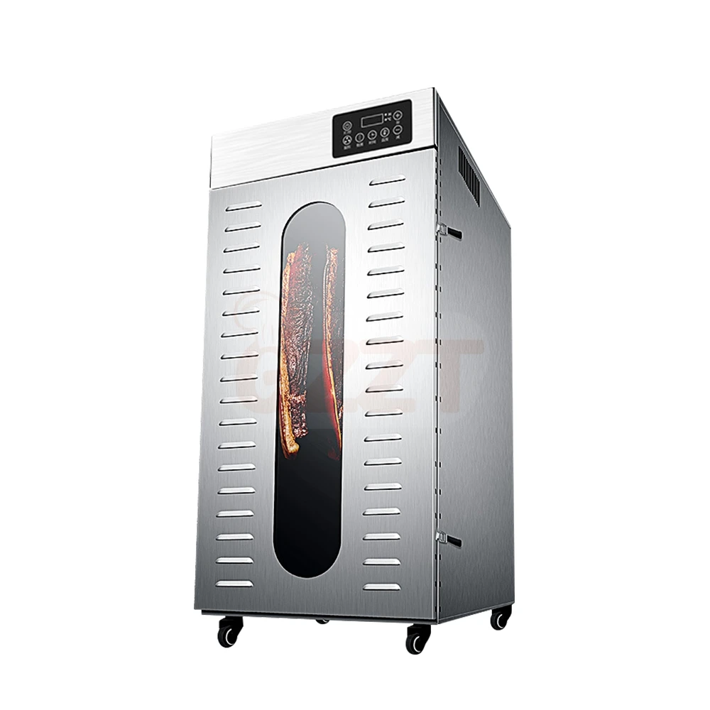 Commercial Large Rotating Salami Sausage Bacon Chicken Duck Fish Food Dryer Dehydration Dried Beef Smoking Machine
