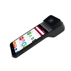 Barway 4G Handheld Ultrathin Touch Screen  Android POS With Built-in 58MM Label Printer Z92