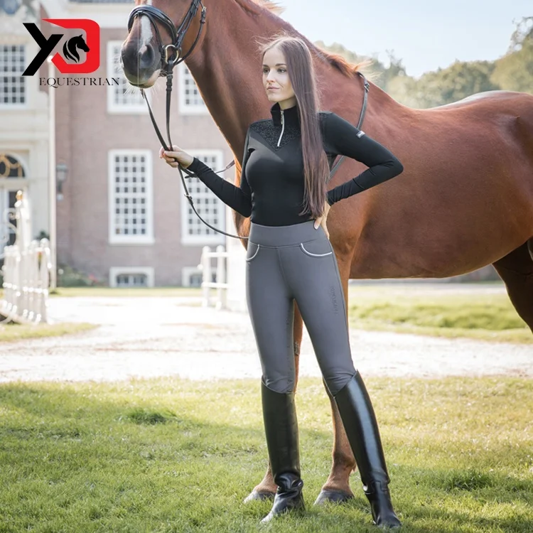 Horse Riding Breeches Horse Racing Pants Equitacion Riding  Waterproof Tights Full Seat Silicone Equestrian Riding Pants