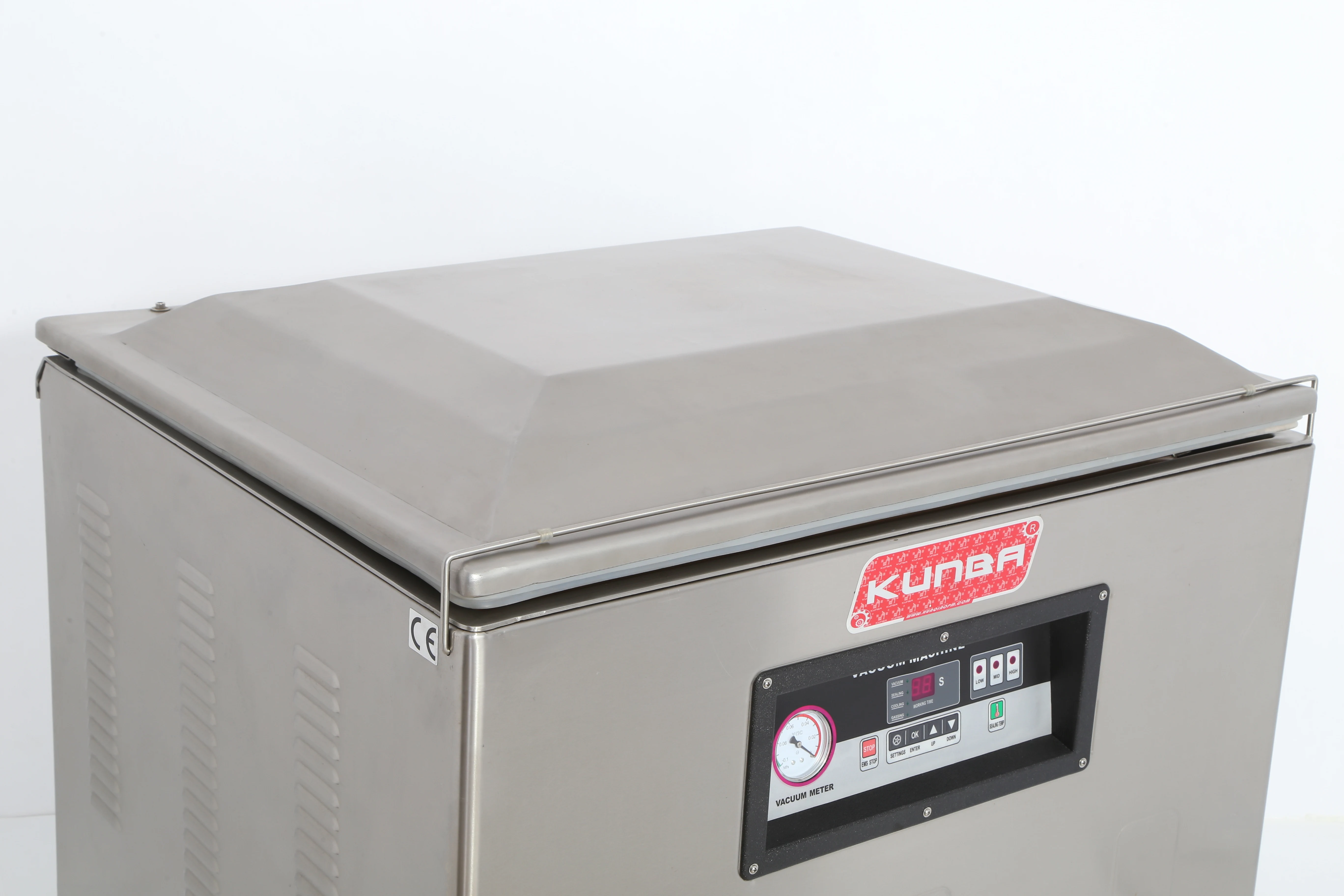 
KUNBA Dz-800/2L Whole Stainless Steel Single Chamber Vacuum Pumping Sealing Band Packing Machine for food fish 