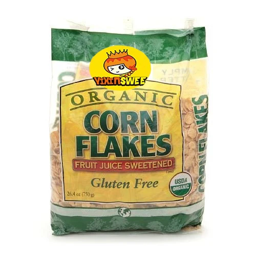 OEM high quality organic corn flakes cereal for breakfast