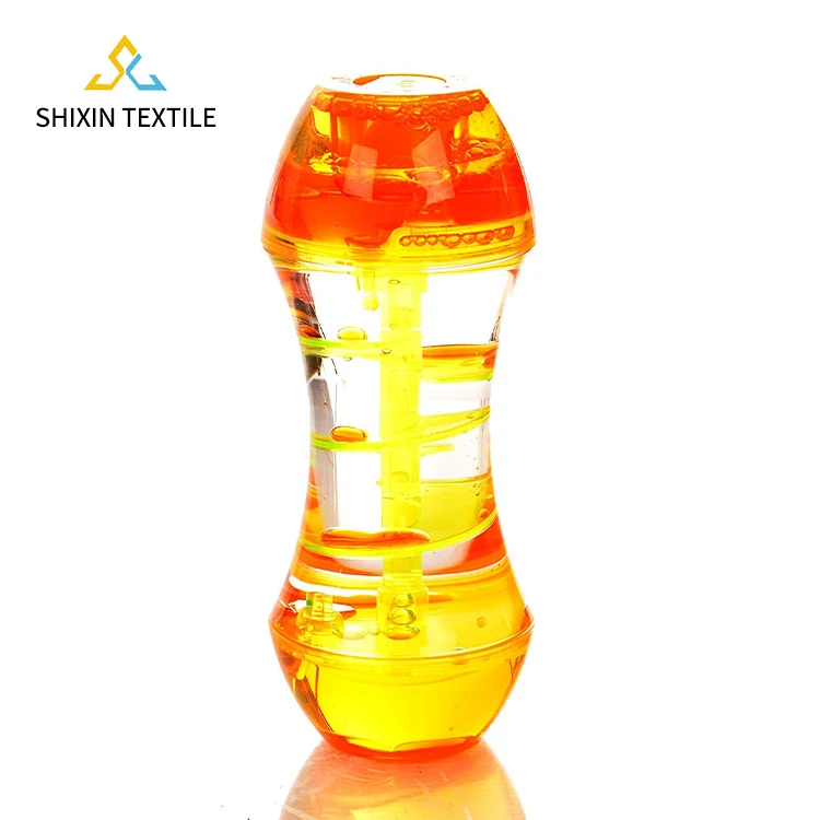 Liquid Motion Spiral Timer Fidget Desk Calming and Soothing Water Liquid Hourglass Timer Liquid Visual Sensory Toy