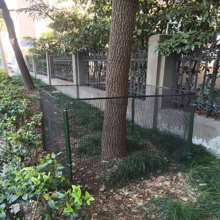 outdoor fence HDPE garden fence temporary barrier for plant protection from small dog rabbits