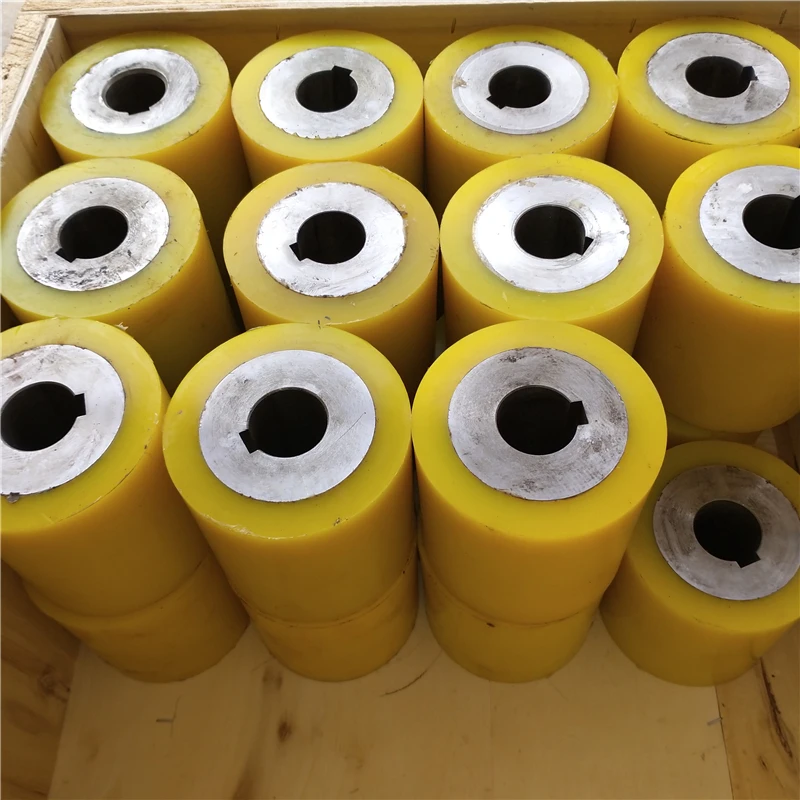 Durable Heavy Duty Pu Load Roller Wheels Coating Industrial Casters Wheels
