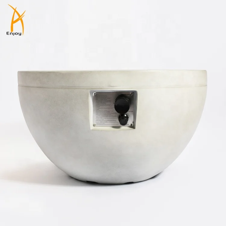 
Outdoor Fire Pit Bowl Gas Fire Bowl Decorative Concrete Propane Fire Bowl 